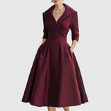 Valerie - Elegáns Midi Ruha